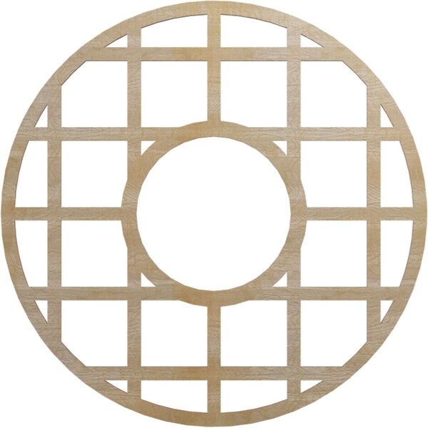 Ekena Millwork O'Neal Wood Fretwork Pierced Ceiling Medallion, Birch, 28"OD x 10 1/8"ID x 1/4"T CMWP28X28X0250ONBI - main